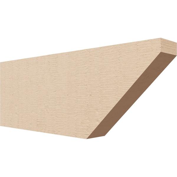 Ekena Millwork 2in. W x 6in. H x 16in. L Concord Woodgrain TimberThane Rafter Tail, Primed Tan RFTUR02X06X16CONRCPR - main